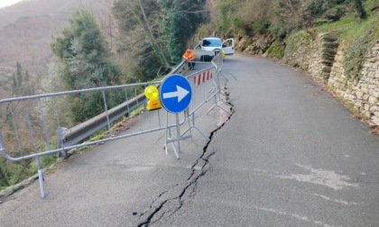 Intervento urgente ad Arbocò per un muro di sostegno ceduto