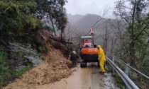 Frana a Soglio: iniziati nella prima mattinata i lavori per la riapertura della strada