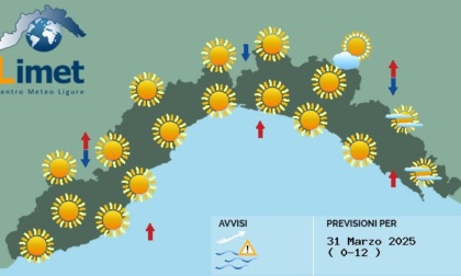 Previsioni: cieli sereni o poco nuvolosi su tutta la regione