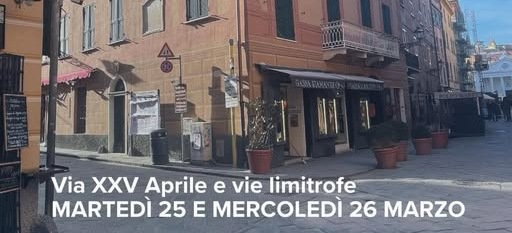 Sestri Levante: martedì 25 e mercoledì 26 marzo pulizia delle condotte fognarie tramite mezzo autospurgo