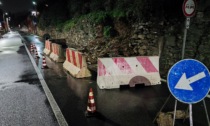 Zoagli, frana una porzione di muro sull'Aurelia: intervento di Anas