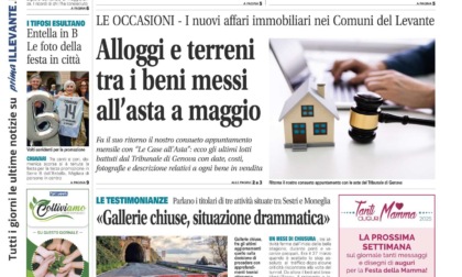 Il Nuovo Levante da oggi in edicola