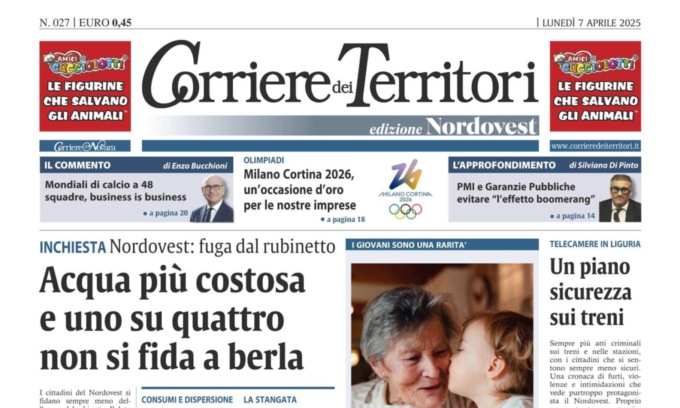 E’ uscito il nuovo Corriere dei Territori, questa settimana il focus è sull’acqua