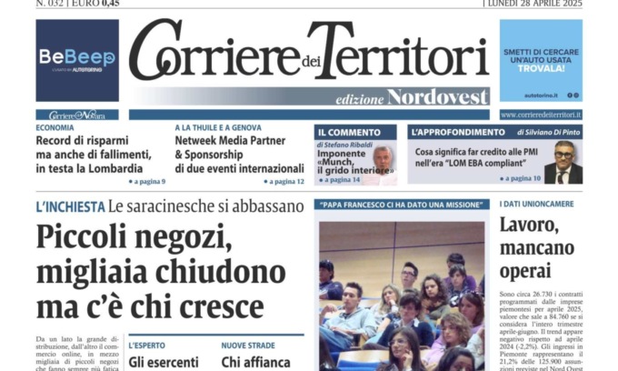 Il nuovo Corriere dei Territori questa settimana si occupa della crisi del commercio nel Nord Ovest