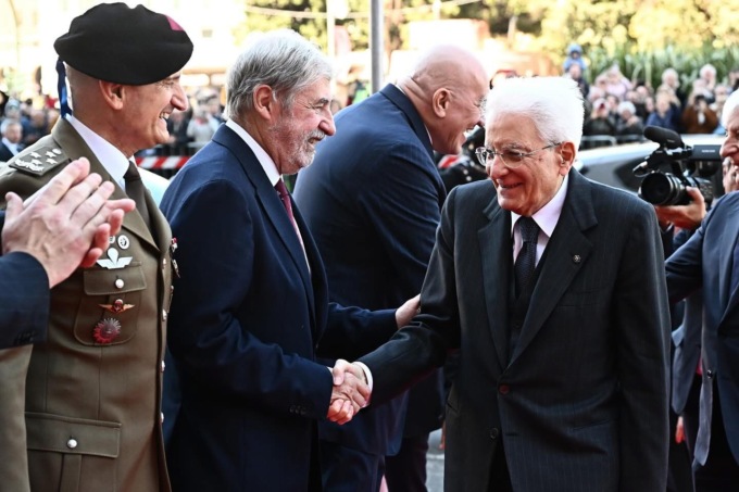 Il Presidente Mattarella a Genova per il 25 aprile