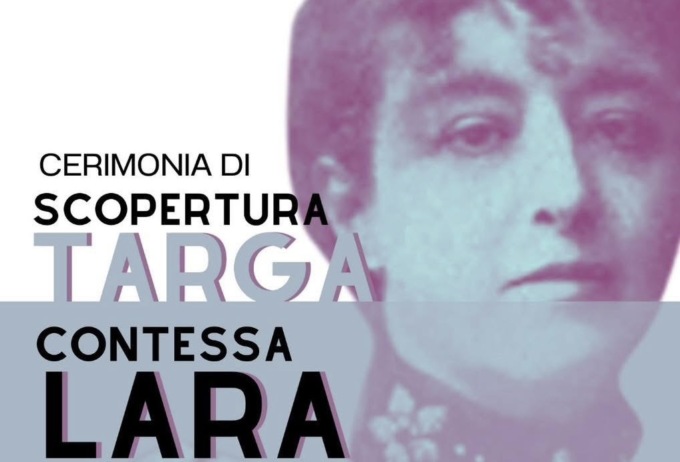 Sestri Levante ricorda la Contessa Lara con una targa in suo onore nella frazione di Riva