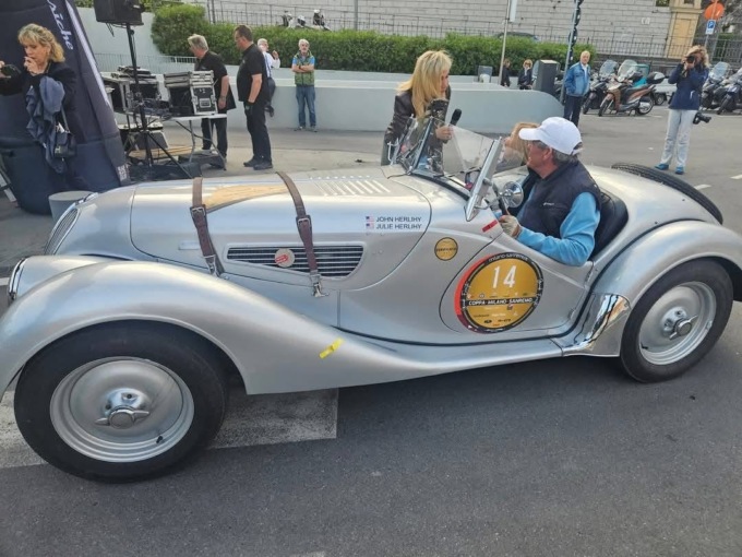 Rapallo saluta le auto storiche della Coppa Milano-Sanremo