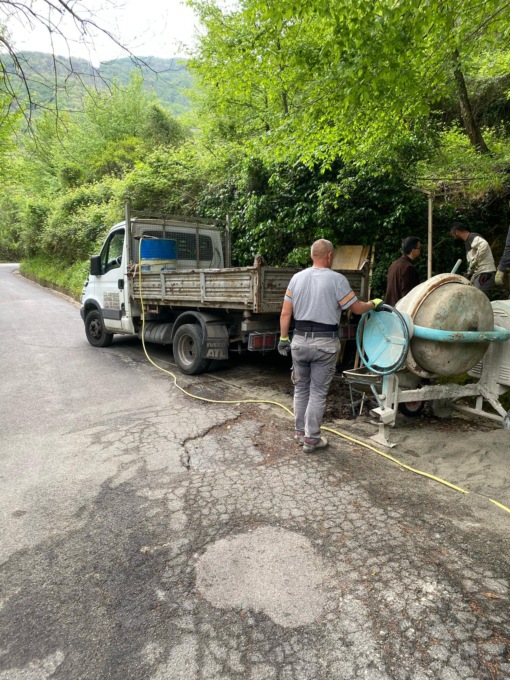 Recco, cantieri aperti per la messa in sicurezza delle strade frazionali