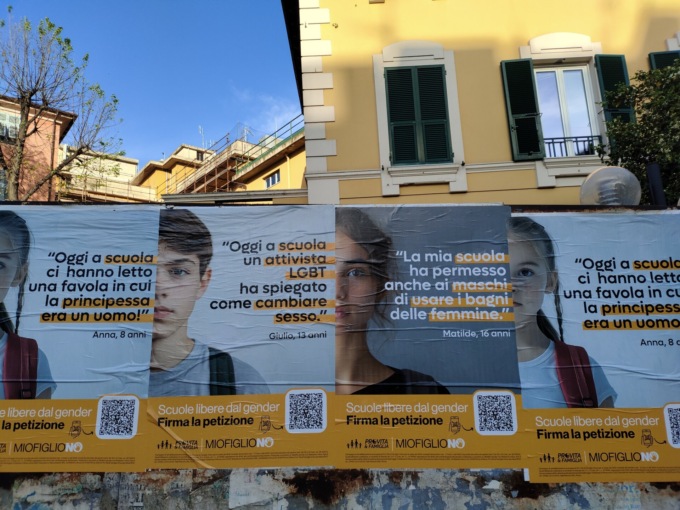 “Mio Figlio No”: nel Tigullio parte la campagna nazionale contro i progetti gender nelle scuole
