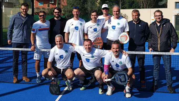 TC Santa, nella squadra di padel spicca Antonio Cassano