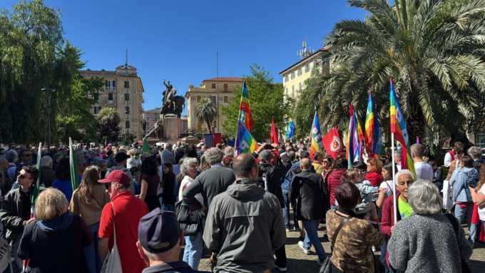 25 aprile a Chiavari, le immagini del corteo