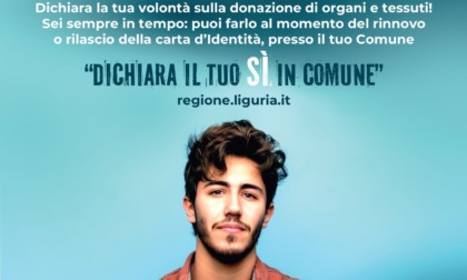 Parte in Liguria la campagna per sensibilizzare i cittadini a diventare donatori di organi e tessuti