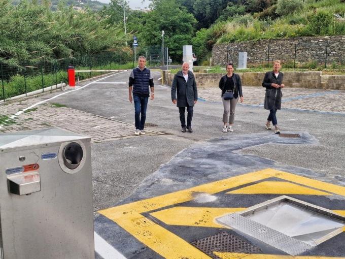 Lavagna inaugura la prima area camper pubblica attrezzata del Levante Ligure