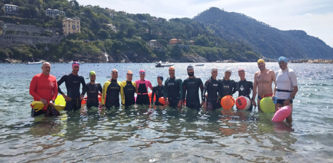Sestri, conclusa con successo l’ultima sessione di nuoto in Baia del Silenzio