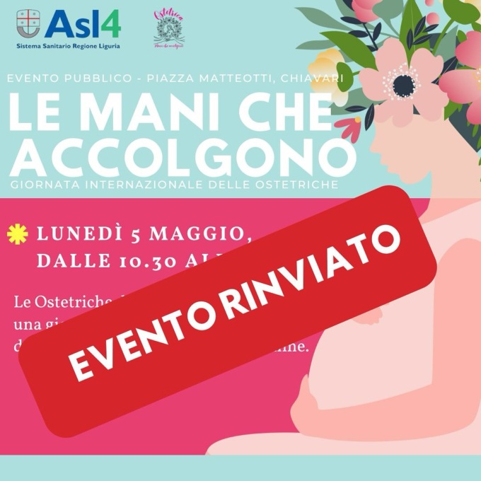Maltempo, evento “Le mani che accolgono” di ASL4 rinviato a data da destinarsi