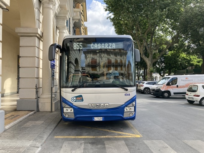 Spostato temporaneamente il capolinea AMT a Casarza Ligure