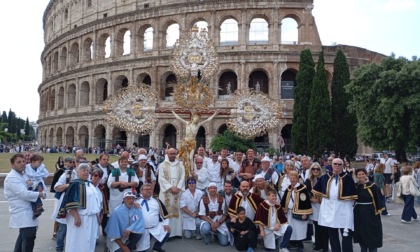 Il Cristo di Sant'Andrea di Foggia è arrivato a Roma