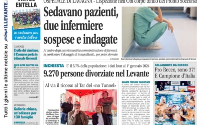 Il Nuovo Levante da oggi in edicola