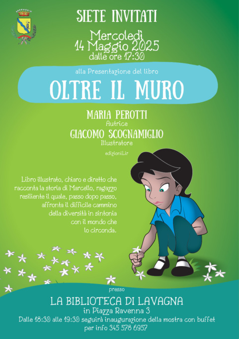 “Oltre il muro”, la presentazione del libro a Lavagna