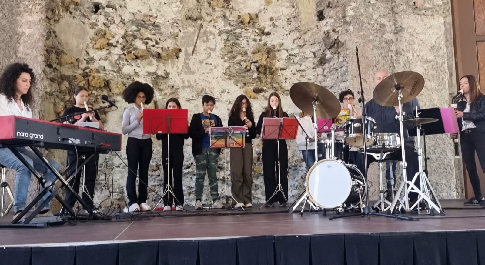 Un momento del concerto delle seconde