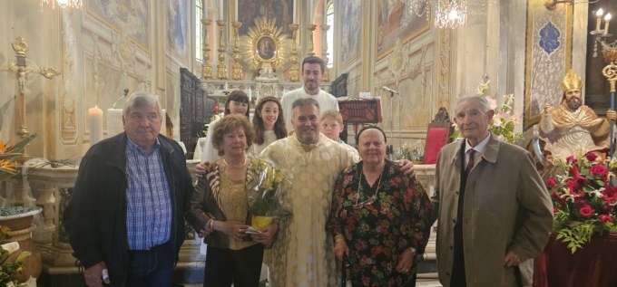 Festeggiamenti a Trigoso per i 60 anni di matrimonio