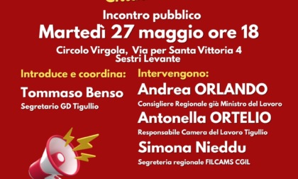 Referendum 8 e 9 giugno: l'incontro delle federazioni del Tigullio del PD e dei Giovani Democratici