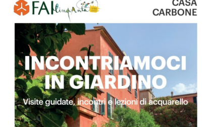 "Incontriamoci in Giardino": una nuova serie di appuntamenti a Casa Carbone a Lavagna