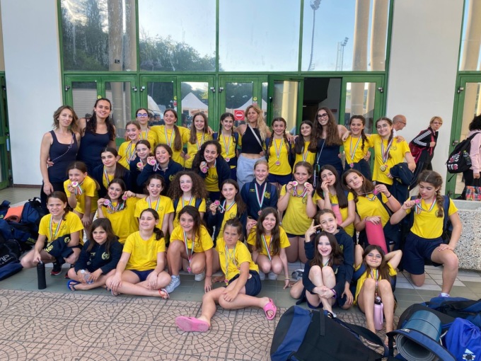 Rapallo Nuoto, le atlete del nuoto artistico protagoniste a San Marino