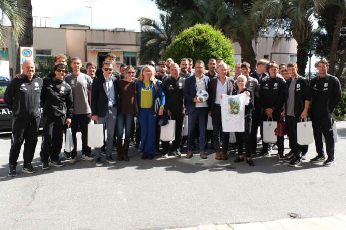 Virtus Entella in visita al Gaslini