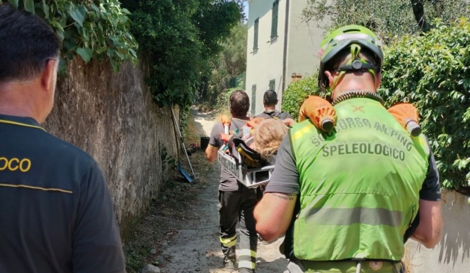 Escursionista soccorsa sul sentiero della Mandrella