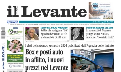 Il Nuovo Levante da oggi in edicola