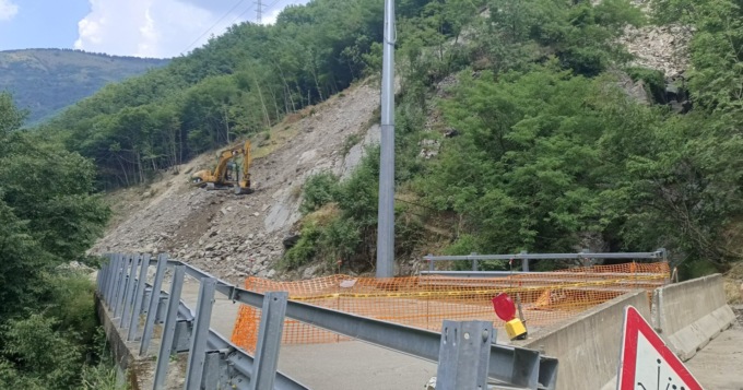 Val d’Aveto: la statale 586r riapre a fine luglio