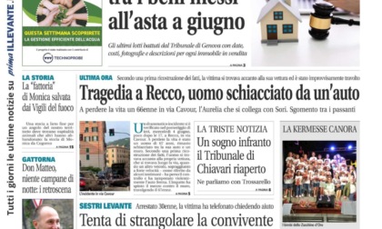 Il Nuovo Levante da oggi in edicola