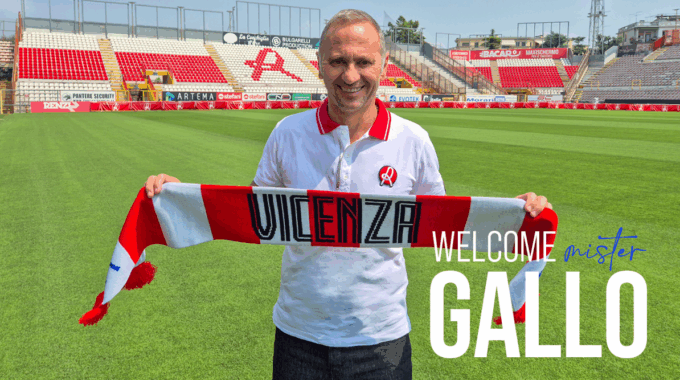 Dalla Virtus Entella al Vicenza, Fabio Gallo nuovo allenatore biancorosso