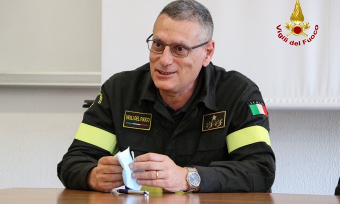 Luigi Giudice nuovo comandante dei Vigili del Fuoco di Genova