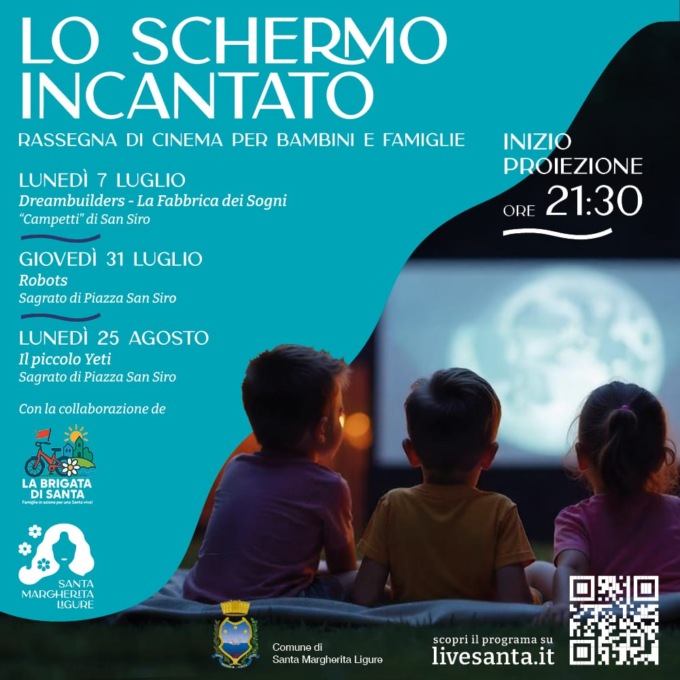 Santa, al via la rassegna “Lo schermo incantato”