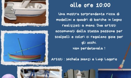 Arte e mare, modellini e quadri in mostra alla Lega Navale di Sestri Levante