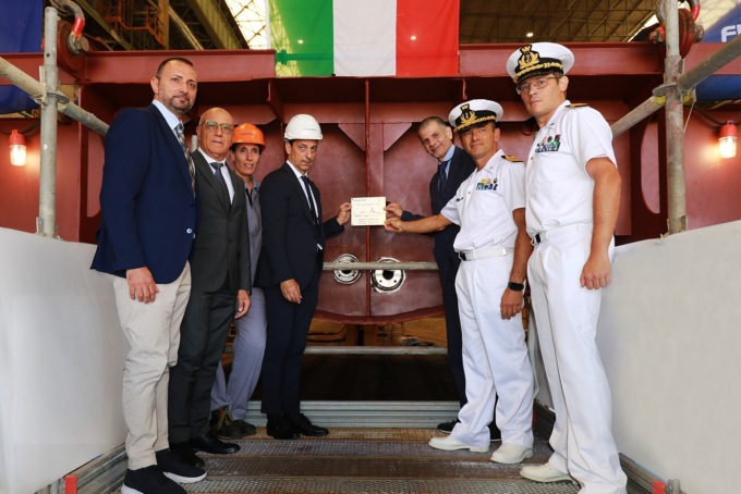 Fincantieri, è iniziata la costruzione della prima fregata Fremm Evo