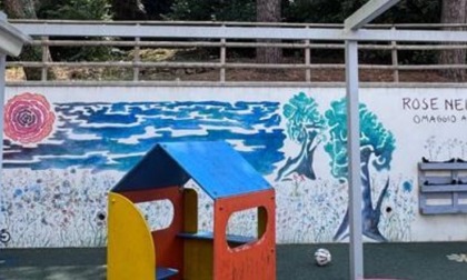 A Santa Margherita un murales realizzato dai bimbi del nido comunale