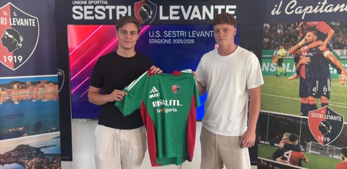 Sestri Levante, al Sivori arrivano Mazzadi e Annaloro