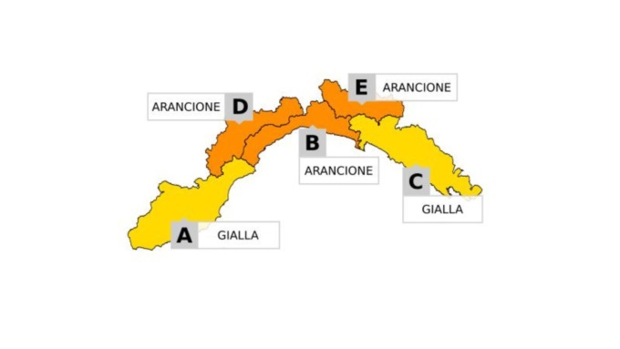 Allerta gialla per temporali per giovedì 28 agosto sul Levante