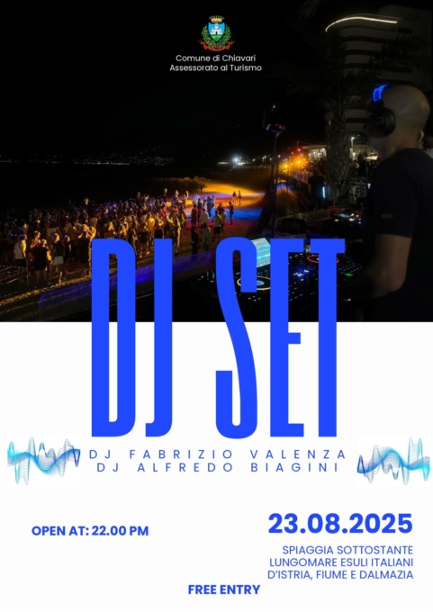 A Chiavari torna il DJ Set sulla spiaggia
