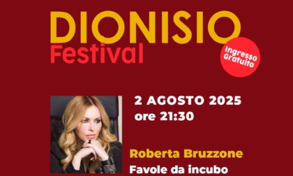 Dionisio Festival, sabato 2 agosto Roberta Bruzzone a Chiavari
