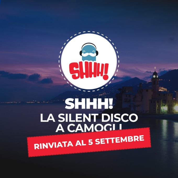 “Shhh! La Silent Disco a Camogli” rinviata a venerdì 5 settembre
