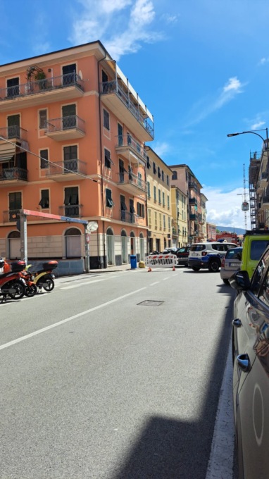 Lavagna: traffico bloccato in via dei Devoto per un incidente