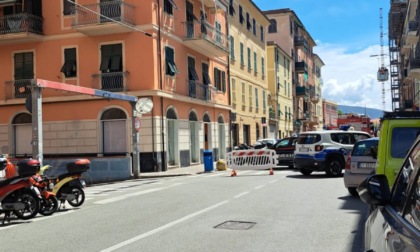 Lavagna: traffico bloccato in via dei Devoto per un incidente