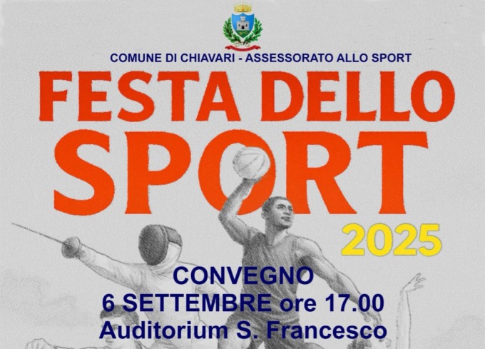 Chiavari si prepara per la Festa dello Sport 2025