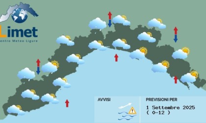 Settembre esordisce con un nuovo peggioramento sulla Liguria