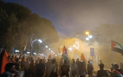 Circa 1000 persone in marcia a Chiavari per la Palestina