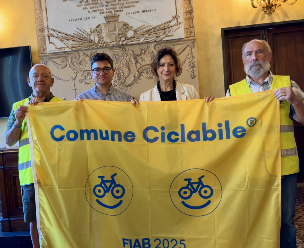 Chiavari conferma la Bandiera Gialla Fiab per la mobilità sostenibile